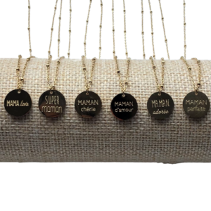 Collier Maman chaîne fine