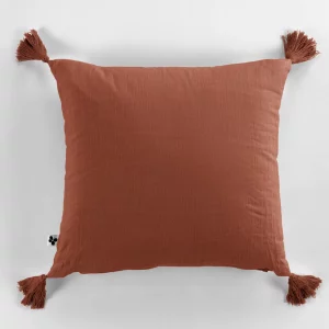 by destele coussin terracotta