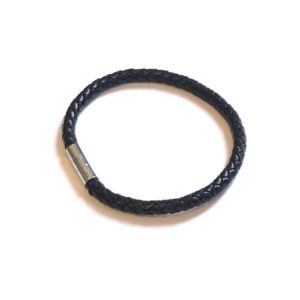 Homme - Bracelet Felix cuir noir
