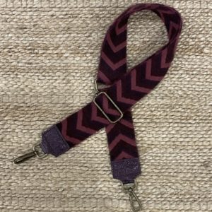 Bandoulière sac violette douce