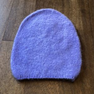 Bonnet lilas baby alpaga