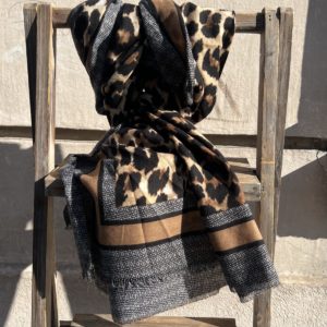 Chèche leopard camel