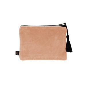 Mini pochette velours cimarron