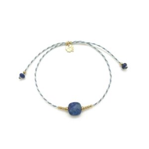 Bracelet fil pierre lapis lazuli
