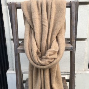 Echarpe camel alpaga