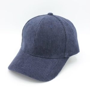 Casquette velours marine
