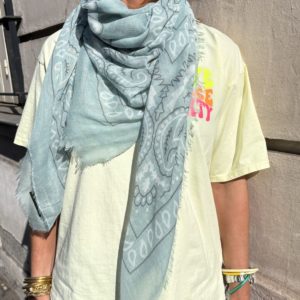 Foulard bandana celadon