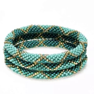 Bracelet népalais - Turquoise