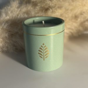 Bougie bijou parfumée verte