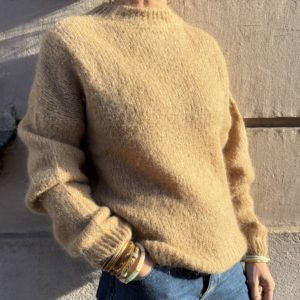 Pull Manuela camel kid mohair