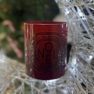 Bougie parfumée « Noël » bordeaux