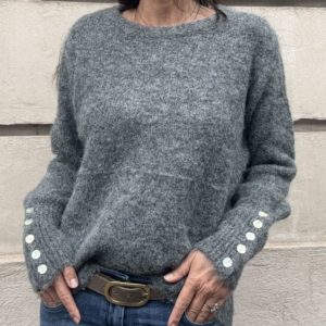 Pull Marie gris