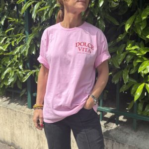 Tee-shirt DOLCE VITA rose