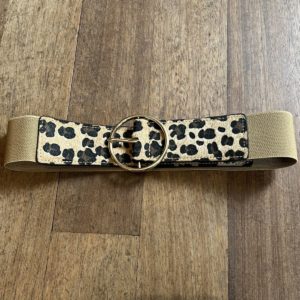 Ceinture leopard et camel