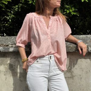 Blouse Zélie rose