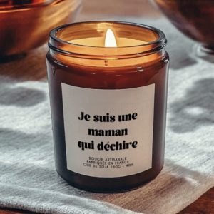 Bougie parfumée « Je suis une maman qui déchire »