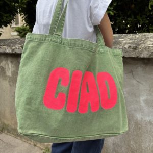 Cabas "CIAO" kaki