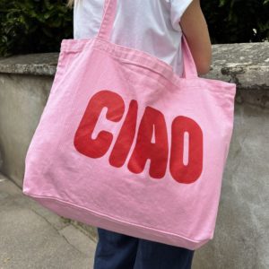 Cabas "CIAO" rose