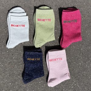Chaussettes pailletées BICHETTE
