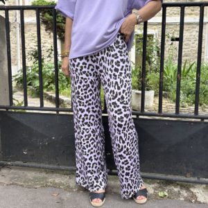 Pantalon Roma lilas