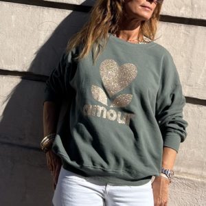 Sweat AMOUR kaki