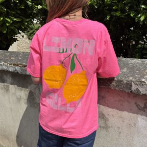 Tee-shirt Limon rose