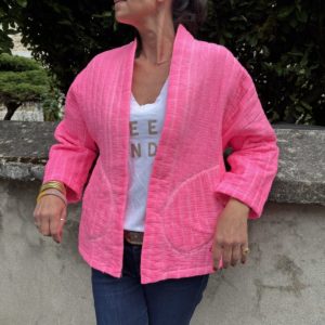 Veste MAHÉ rose fluo