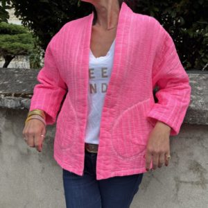 Veste MAHÉ rose fluo