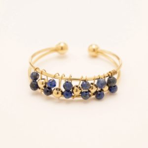 Bague Satia bleue
