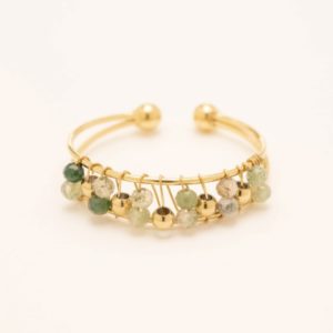 Bague Satia verte