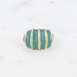 Bague Sofia résine verte