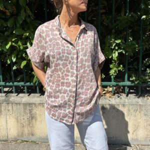 Chemise Léo kaki