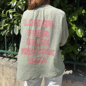 Chemise « Villes iconiques » kaki