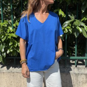 Tee-shirt Noé bleu royal