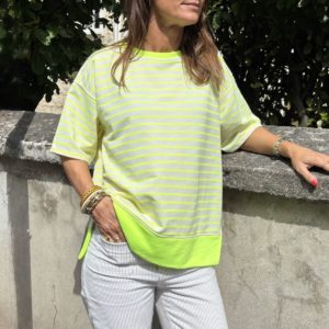 Sweat Gabi jaune fluo