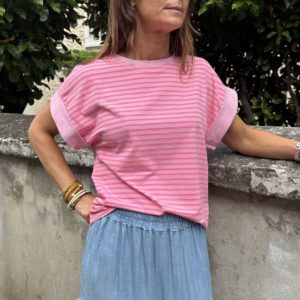Tee-shirt Artus rose