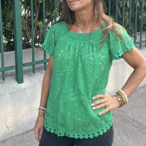 Top Mia vert