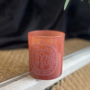 Bougie parfumée « Bonheur» Terracotta