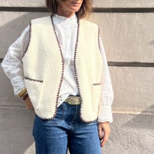 Gilet Sam écru