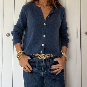Gilet Scarlett bleu jean