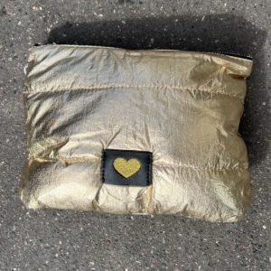 Pochette doudoune gold