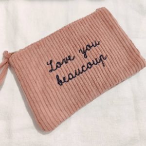 Pochette Love you beaucoup
