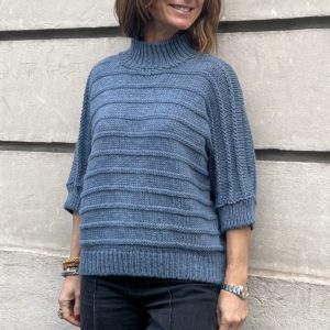 Pull Gabrielle bleu jean