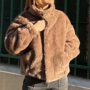 Blouson Alex marron glacé