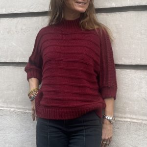 Pull Gabrielle bordeaux