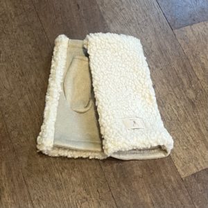 Mitaines bouclettes écrues