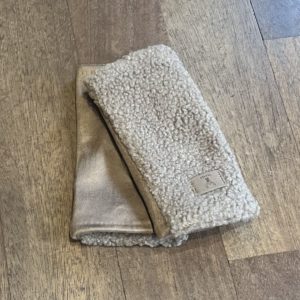 Mitaines bouclettes taupes