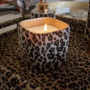 Bougie parfumée léopard