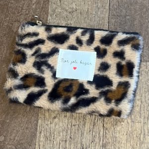 Pochette leopard "mon joli bazar"