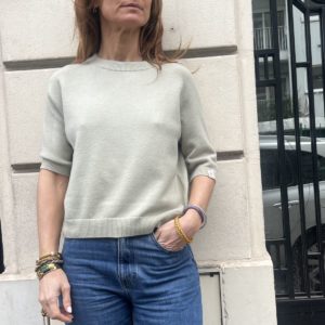 Pull Louisa vert d'eau